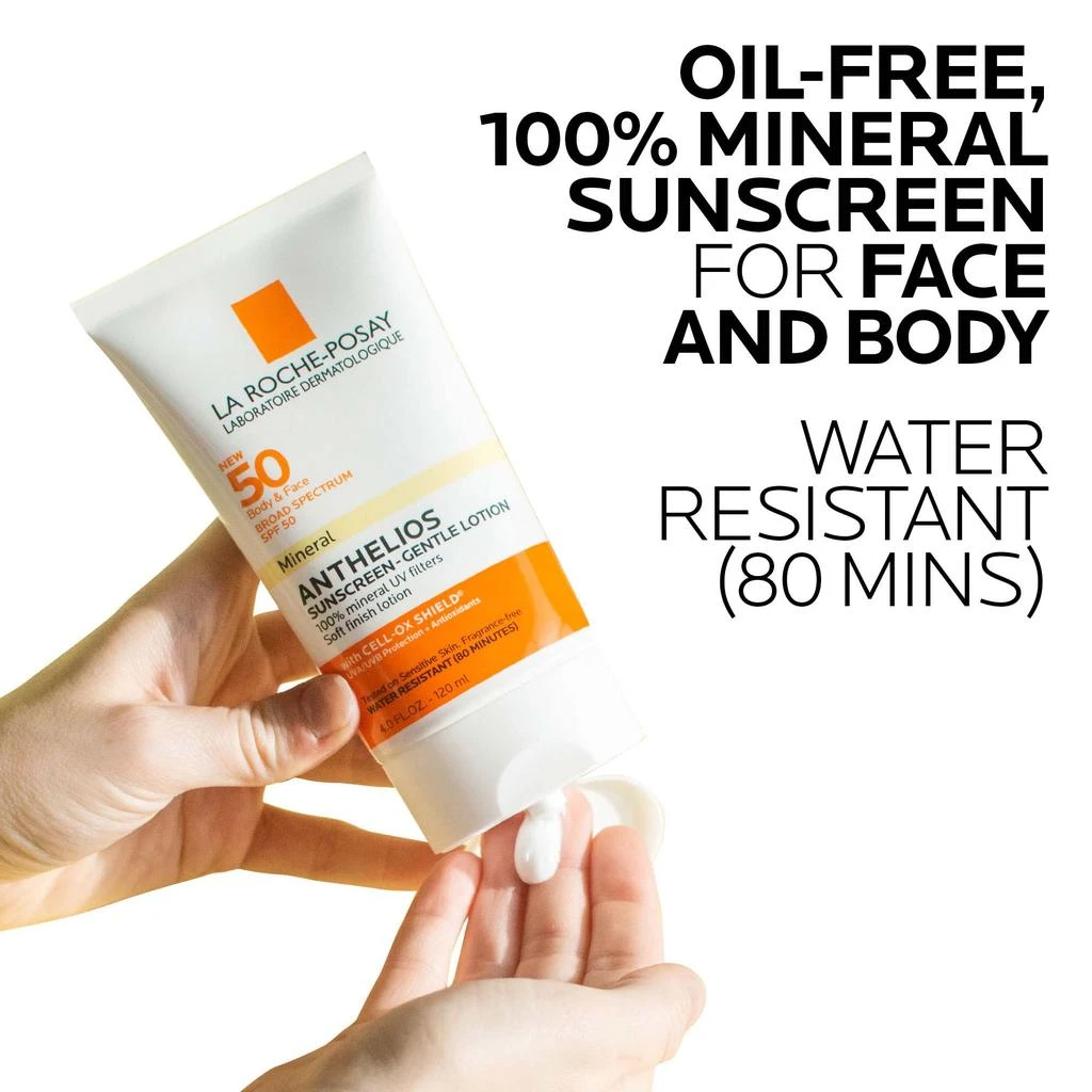 商品La Roche Posay|La Roche-Posay Anthelios Gentle Lotion Mineral Sunscreen SPF 50,价格¥214,第2张图片详细描述