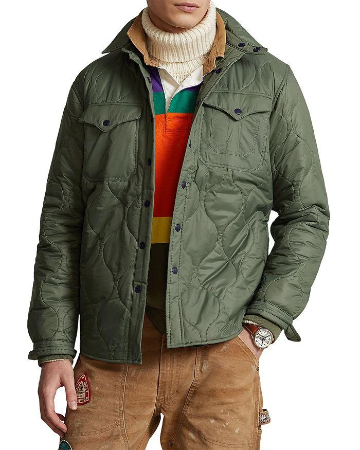 商品Ralph Lauren|Quilted Shirt Jacket,价格¥771,第1张图片