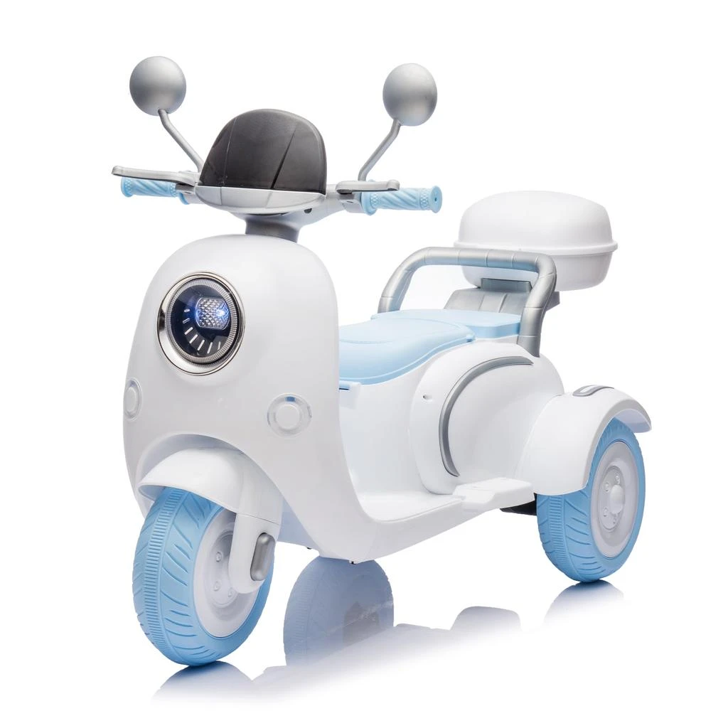 商品Streamdale Furniture|Streamdale 2-Seat Electric Kids Ride-On Car with Convertible Seat and Storage Trunk,价格¥1732,第4张图片详细描述
