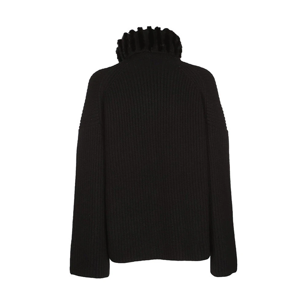 FENDI 黑色女士针织衫/毛衣 FZY720-A58Y-F0GME 商品