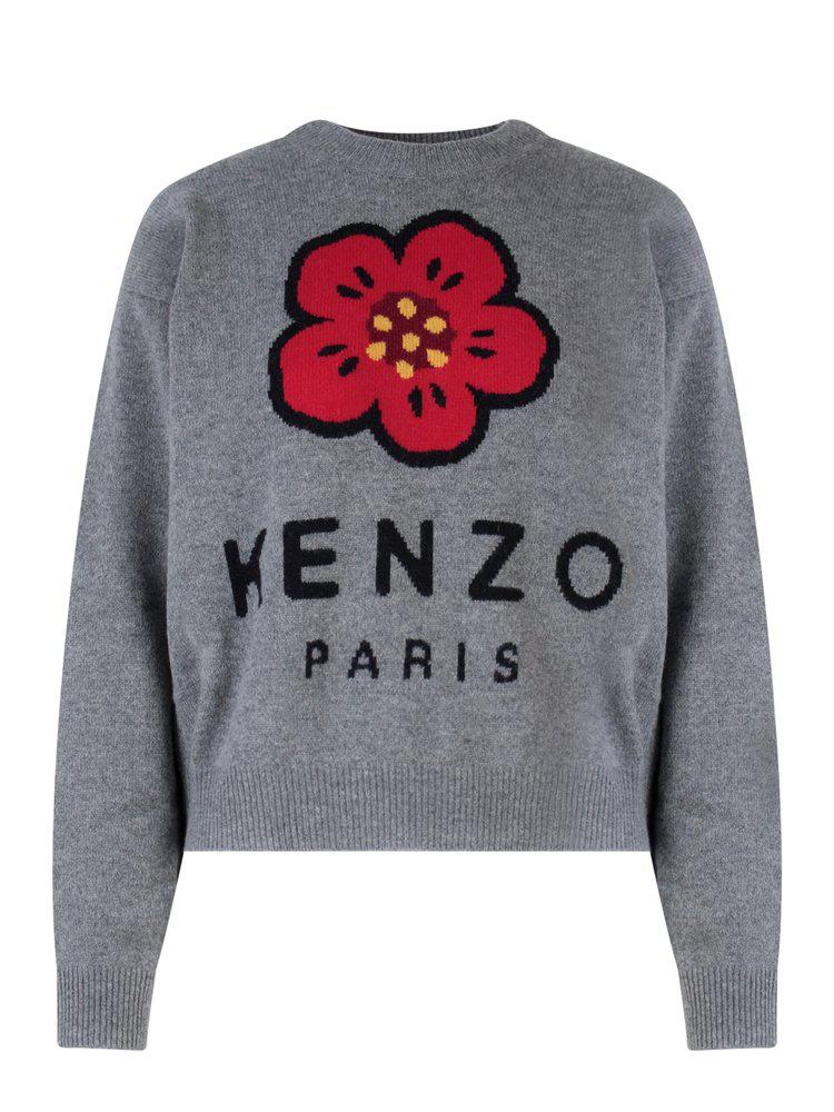 Kenzo Boke Flower Crewneck Knitted Jumper商品第1张图片规格展示