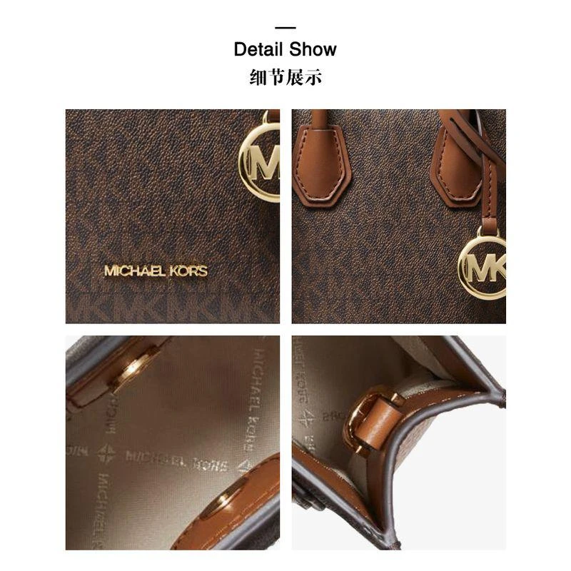 商品Michael Kors|美国直邮MK MICHAEL KORS 女士迷你号MERCER手拎包斜挎包风琴包琴谱包手机包 小方包 35T1GM9C0I,价格¥1872,第10张图片详细描述