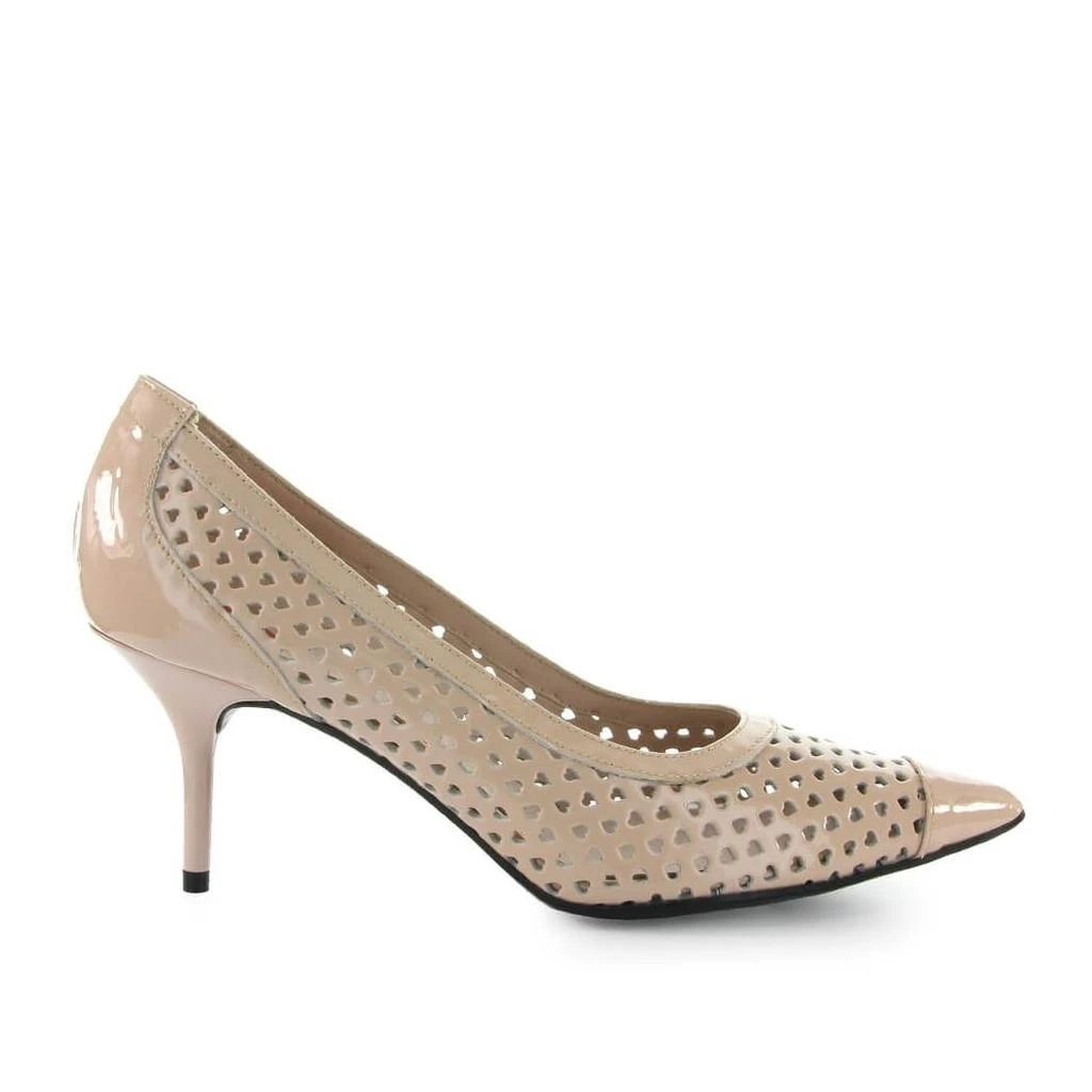 商品Love Moschino|Love Moschino Womens Beige Leather Pumps,价格¥2059,第1张图片