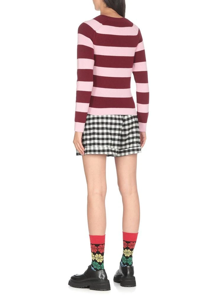 商品Kenzo|Kenzo Floral Embroidered Striped Knitted Sweater,价格¥1861,第3张图片详细描述