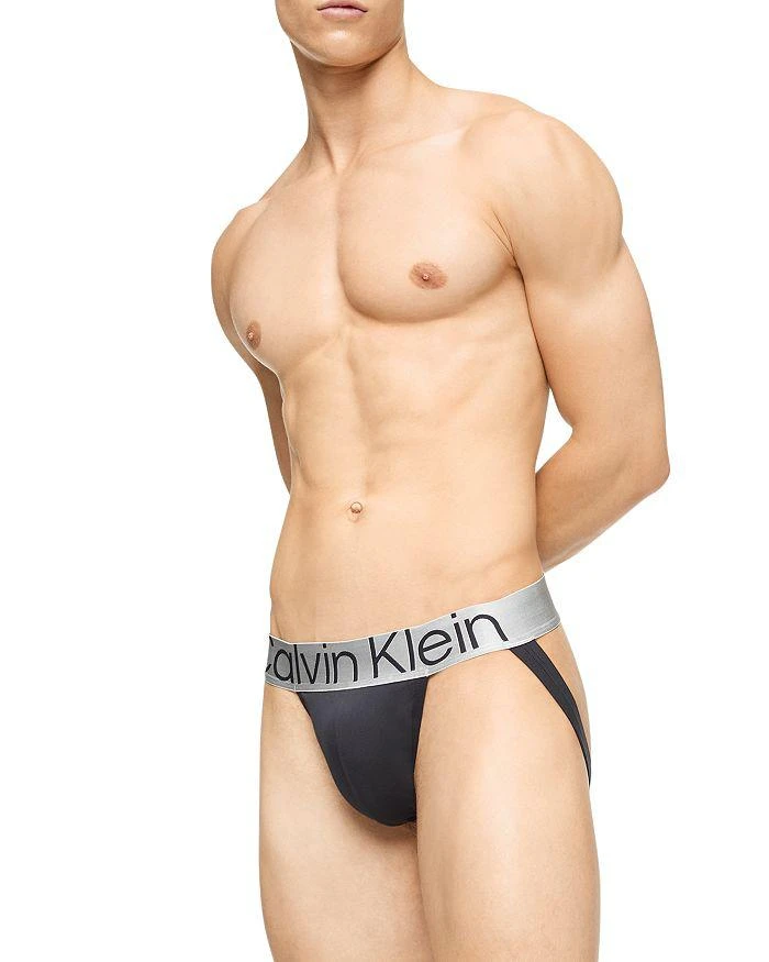 商品Calvin Klein|CK Reconsidered Steel Micro Jock Straps, Pack of 3 ,价格¥338,第3张图片详细描述