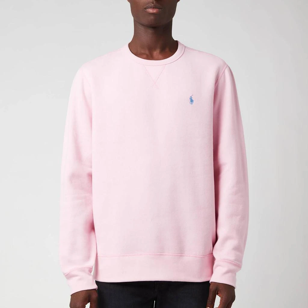 商品Ralph Lauren|Polo Ralph Lauren Men's The Cabin Fleece Sweatshirt - Carmel Pink,价格¥532,第1张图片