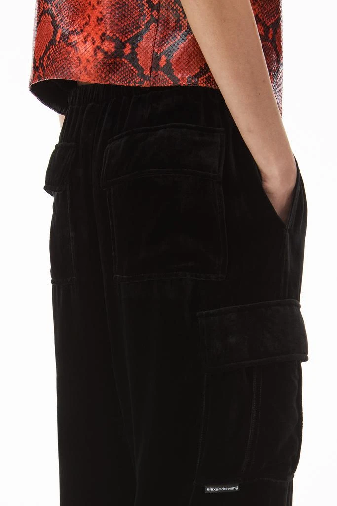 cargo track pant in plush velvet 商品