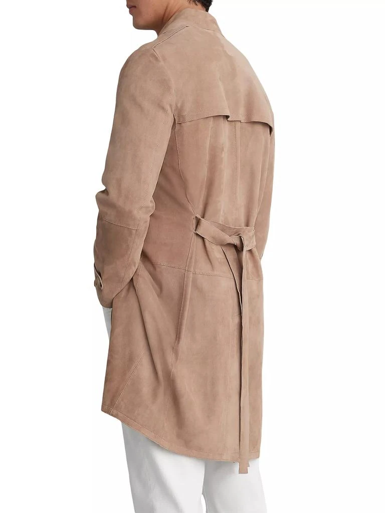 商品Brunello Cucinelli|Suede Trench Coat,价格¥74557,第3张图片详细描述