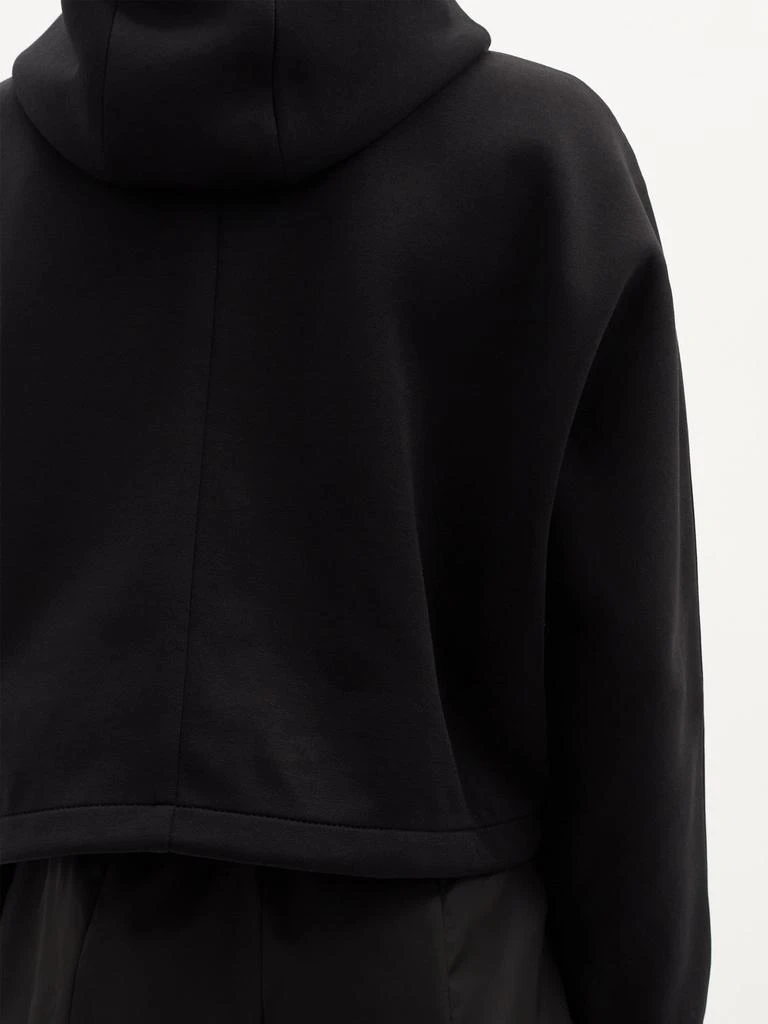 商品Prada|Triangle logo-patch cotton-blend hoodie,价格¥11211,第4张图片详细描述