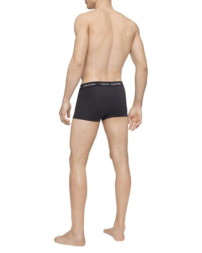 商品Calvin Klein|Cotton Stretch Moisture Wicking Low Rise Trunks, Pack of 3,价格¥358,第2张图片详细描述