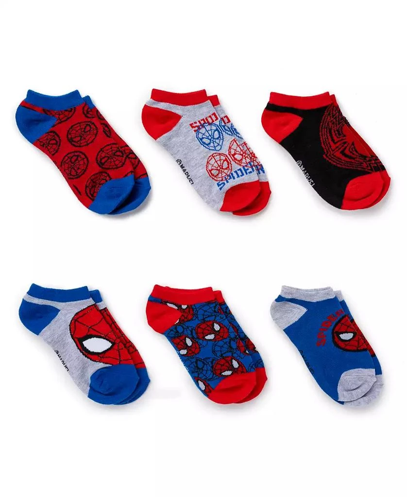 商品Marvel|Big Boys Low Rise Socks, Pack of 6,价格¥107,第1张图片