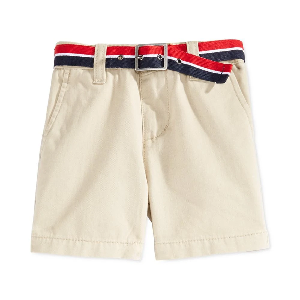 商品Tommy Hilfiger|Baby Boys Chester Khaki Shorts,价格¥103,第1张图片