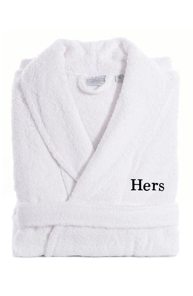 商品Linum Home Textiles|Embroidered 'Hers' Terry Bathrobe,价格¥700,第3张图片详细描述