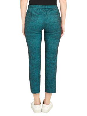 商品Theory|Treeca Stretch-Linen Cropped Pants,价格¥638,第4张图片详细描述