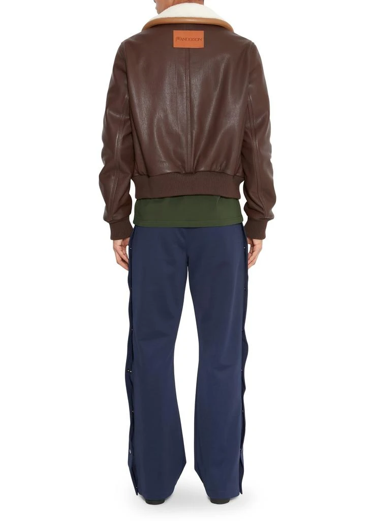 商品JW Anderson|Bumper-tube 束腰皮夹克,价格¥31947,第5张图片详细描述