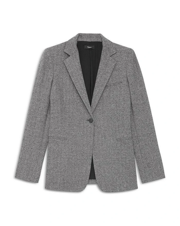 商品Theory|Abbot Slim One Button Blazer,价格¥2166,第1张图片详细描述