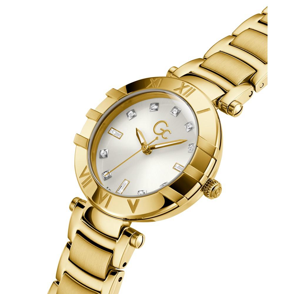 Gc Cruise Women's Swiss Gold-Tone Stainless Steel Bracelet Watch 32mm商品第4张图片规格展示