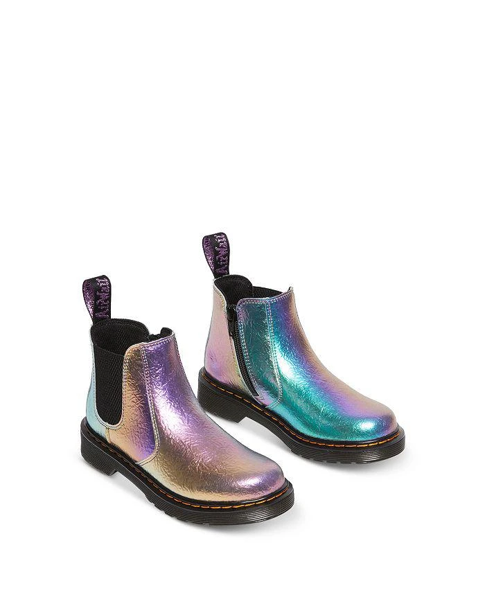 商品Dr. Martens|Girls' 2976 J Rainbow Crinkle Boots - Toddler, Little Kid, Big Kid,价格¥297,第2张图片详细描述