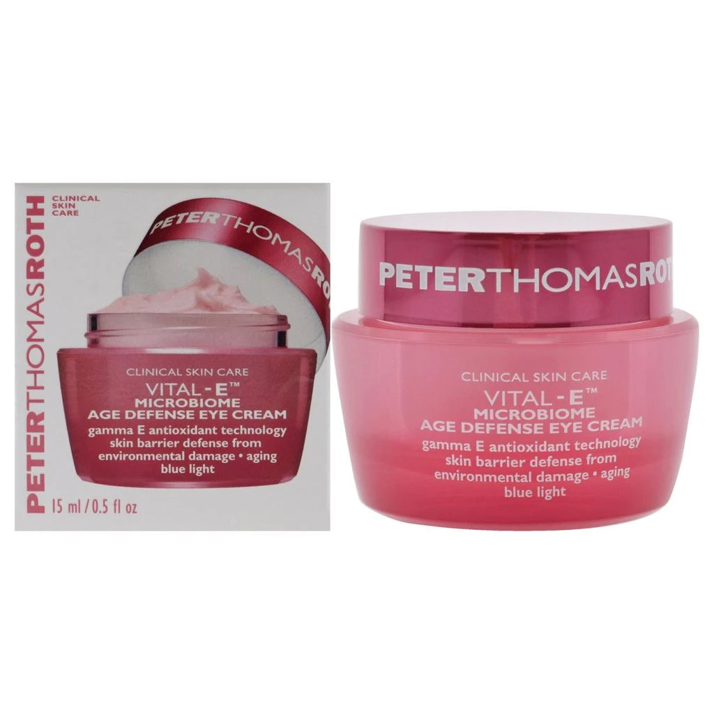 商品Peter Thomas Roth|Vital-E Microbiome Age Defense Eye Cream by  for Unisex - 0.5 oz Cream,价格¥357,第1张图片