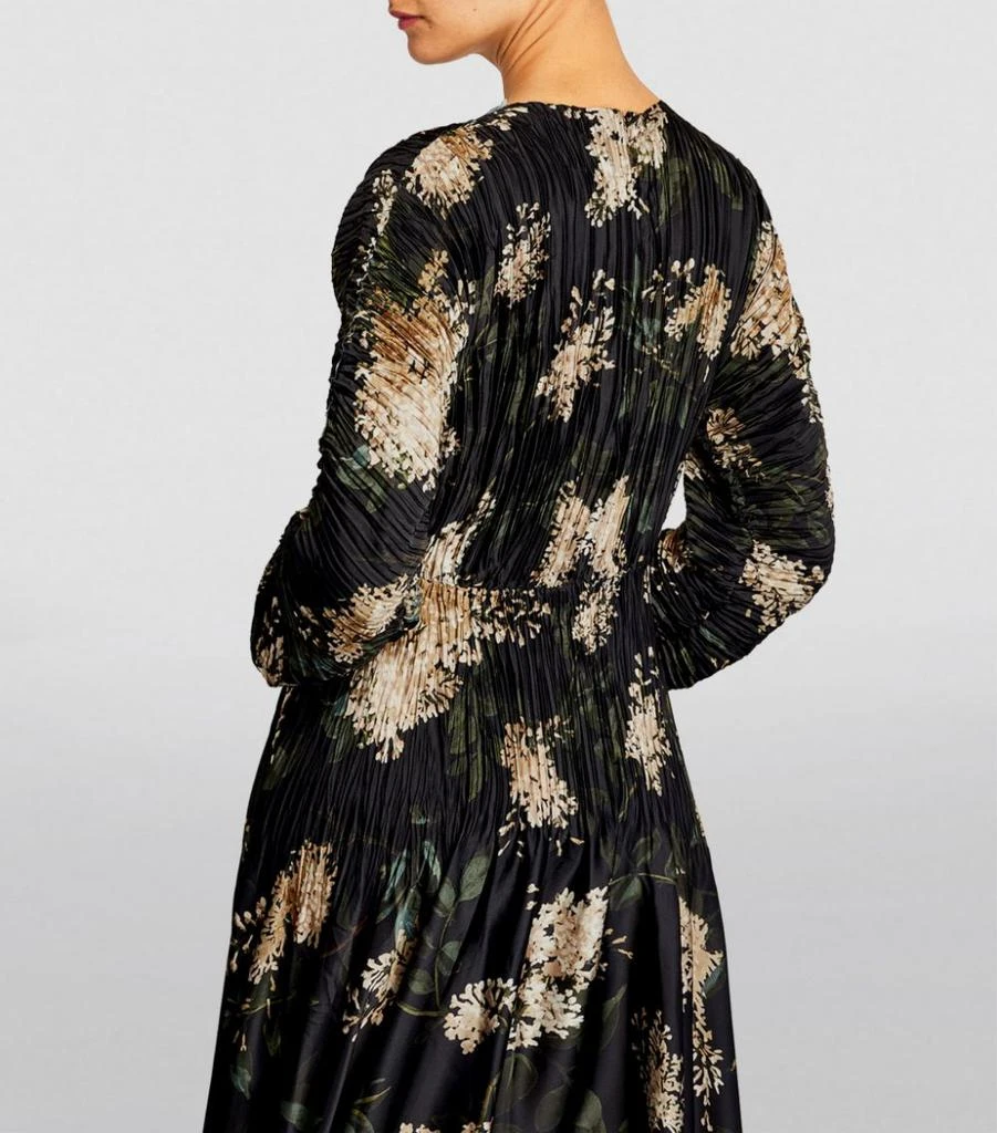 商品Vince|Pleated Floral Midi Dress,价格¥5154,第4张图片详细描述