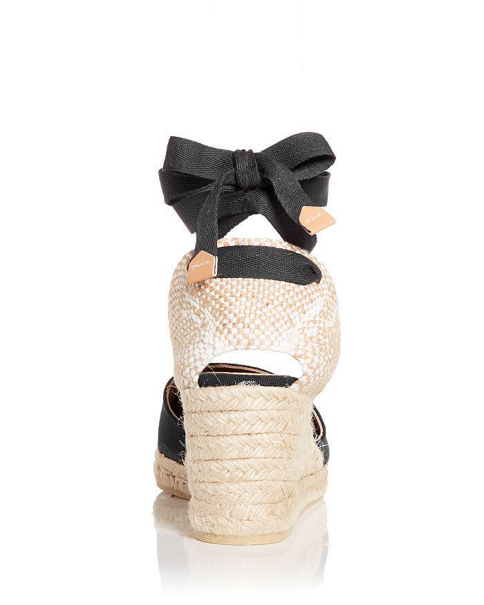商品CASTAÑER|Women's Carina Ankle Tie Espadrille Wedge Sandals,价格¥1038,第6张图片详细描述