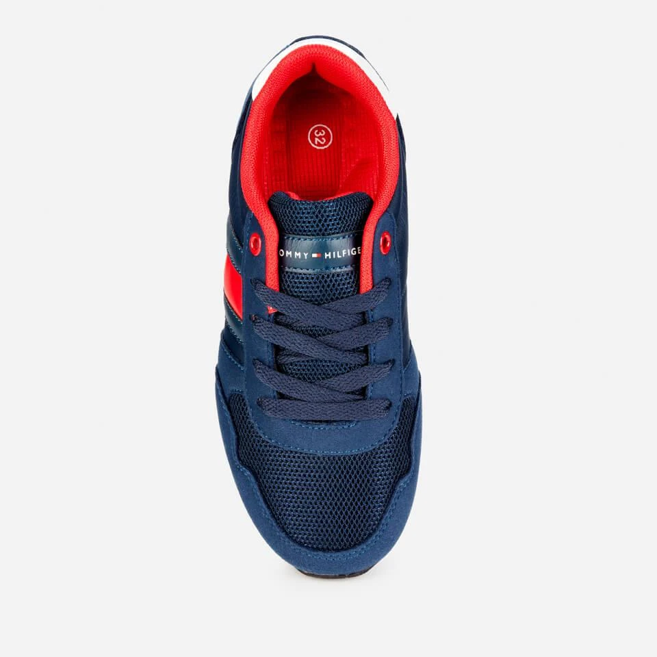 商品Tommy Hilfiger|TOMMY HILFIGER BOYS' LOW CUT LACE-UP SNEAKER BLUE BLUE,价格¥361,第3张图片详细描述