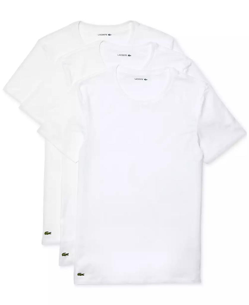 Pack de 3 camisetas Lacoste de cuello redondo y corte ajustado para hombre. image 2