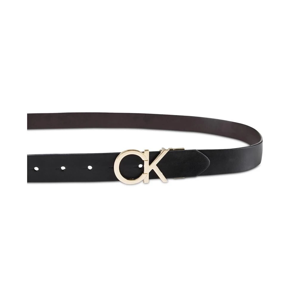 商品Calvin Klein|Women's Reversible Monogram Buckle Belt,价格¥216,第4张图片详细描述