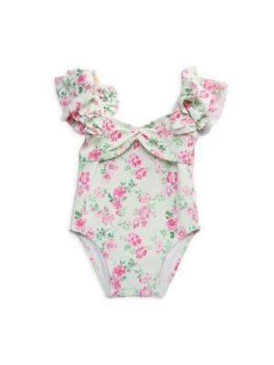 商品Janie and Jack|Baby Girl's & Little Girl's Floral One Piece Swimsuit,价格¥259,第1张图片