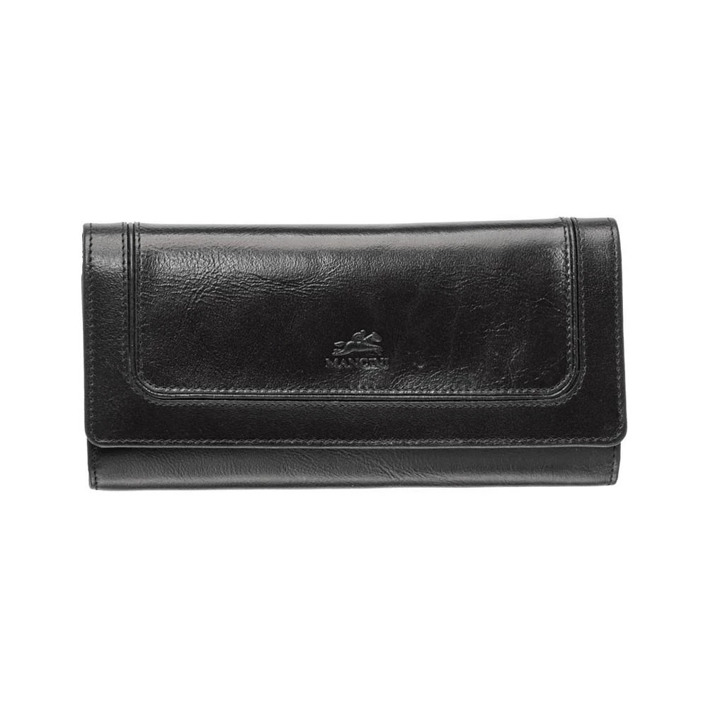 商品Mancini Leather Goods|South Beach RFID Secure Trifold Wallet,价格¥881,第1张图片