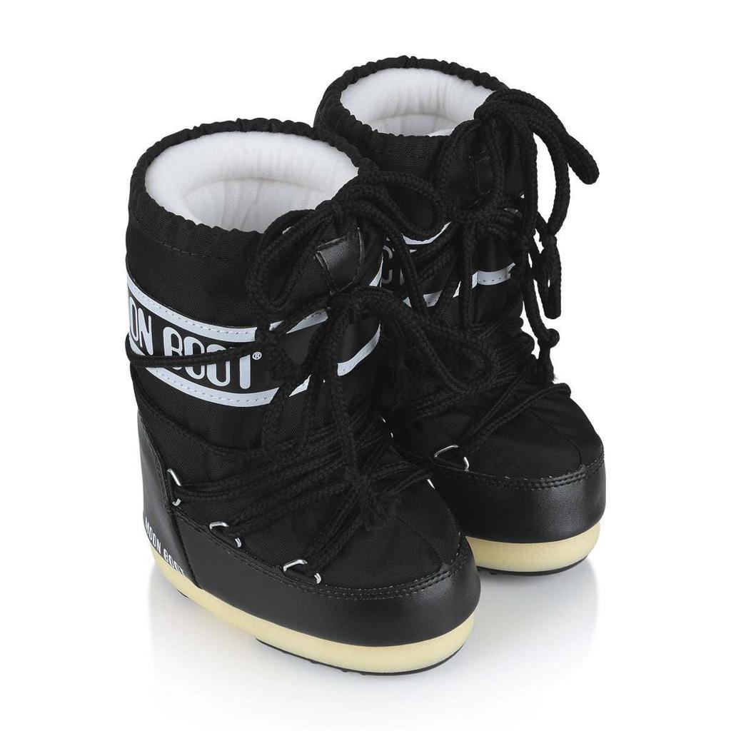 Moon Boot Pink, Navy, White, Black  Kids Nylon Snow Boots商品第4张图片规格展示