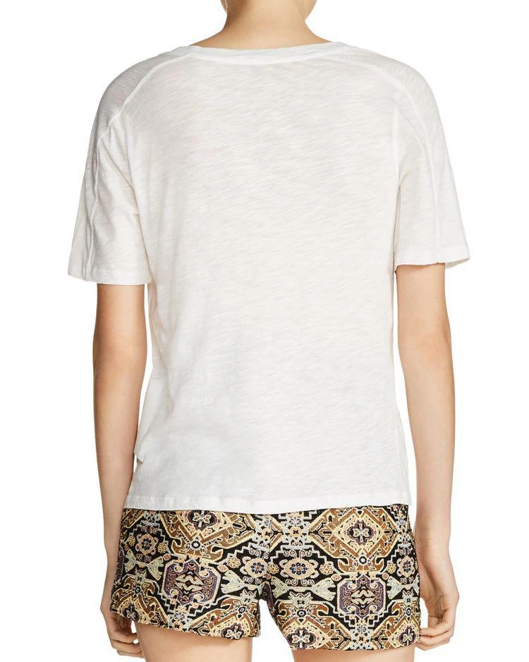 商品Maje|Timeline Floral-Embroidered Tee,价格¥408,第2张图片详细描述