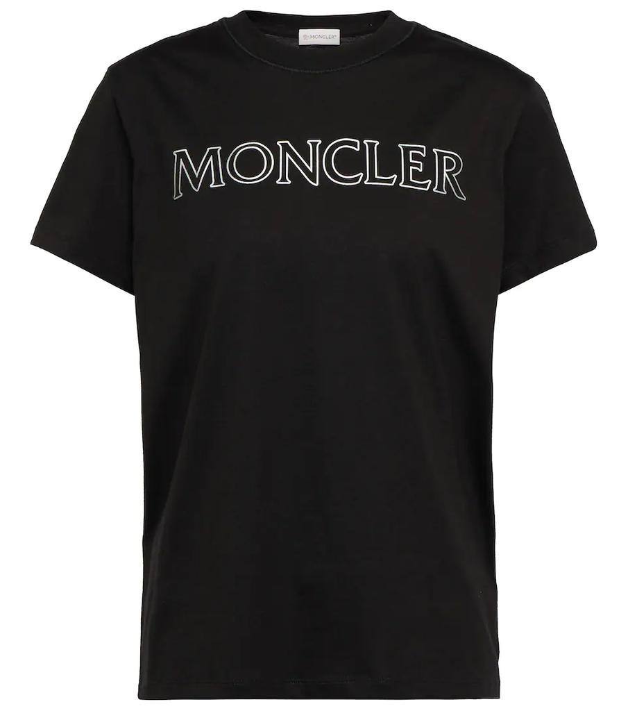 商品Moncler|Logo cotton T-shirt,价格¥1432,第1张图片