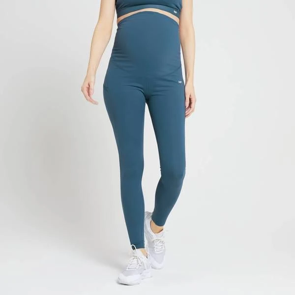 商品Myprotein|MP Women's Power Maternity Leggings - Dust Blue,价格¥333,第1张图片