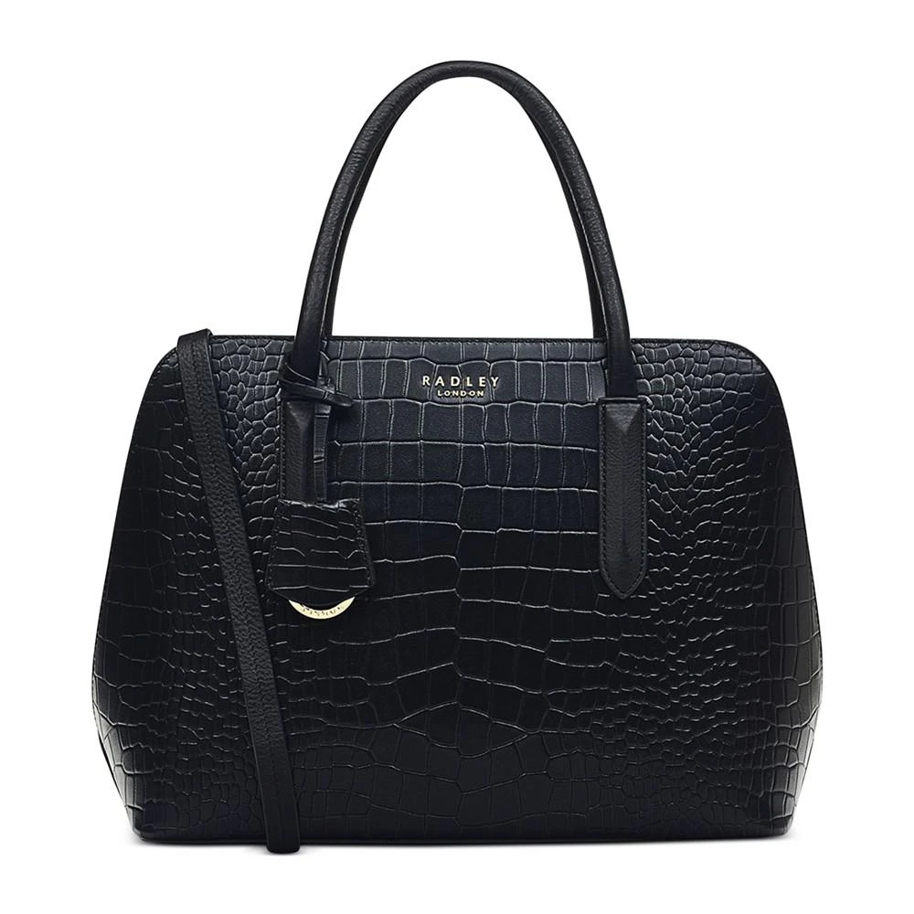 商品Radley|Women's Liverpool Street 2.0 Faux Croc - Medium Zip Top Satchel,价格¥1472,第1张图片