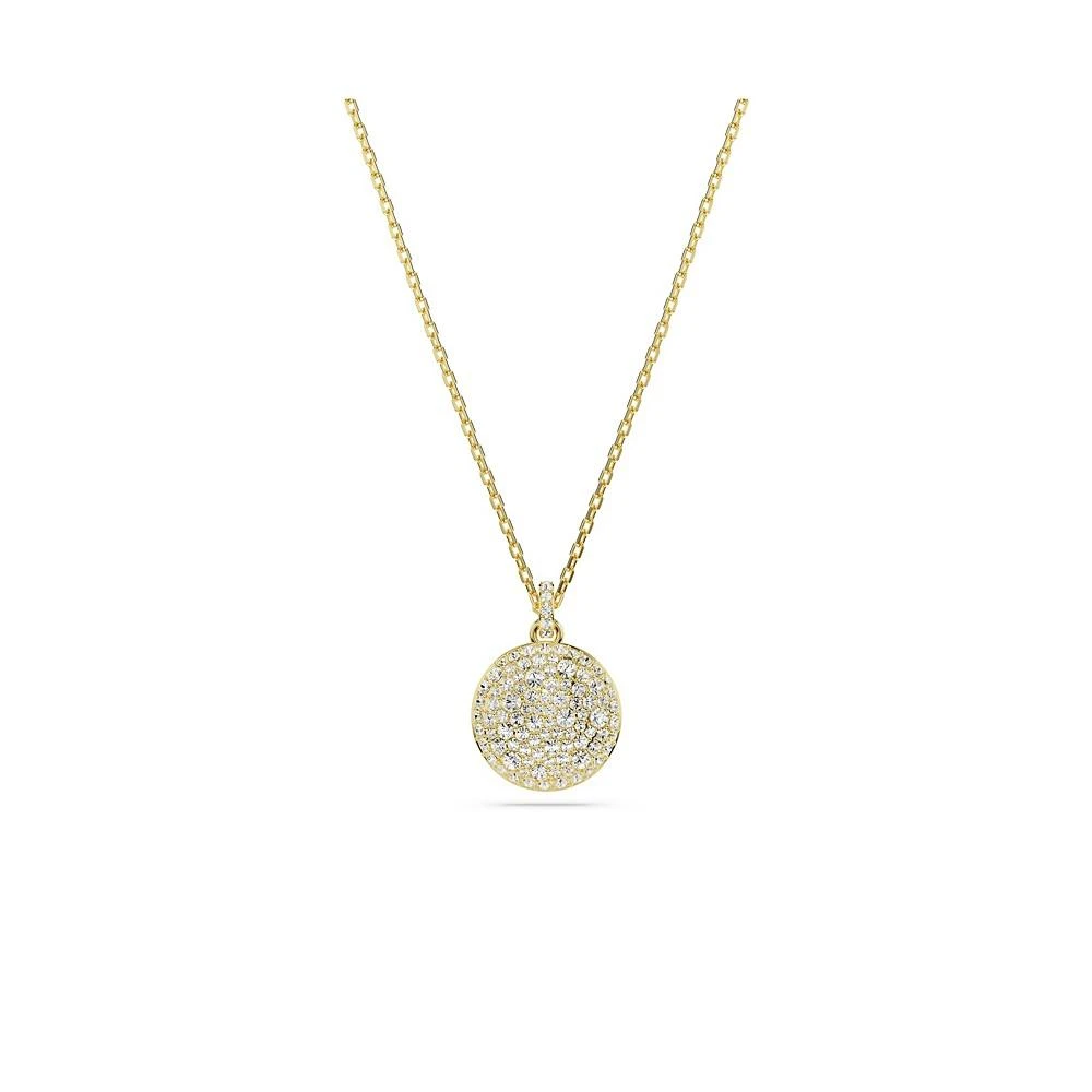 Swarovski White, Rhodium Plated or Rose-Gold Tone or Gold-Tone Meteora Layered Pendant Necklace 6