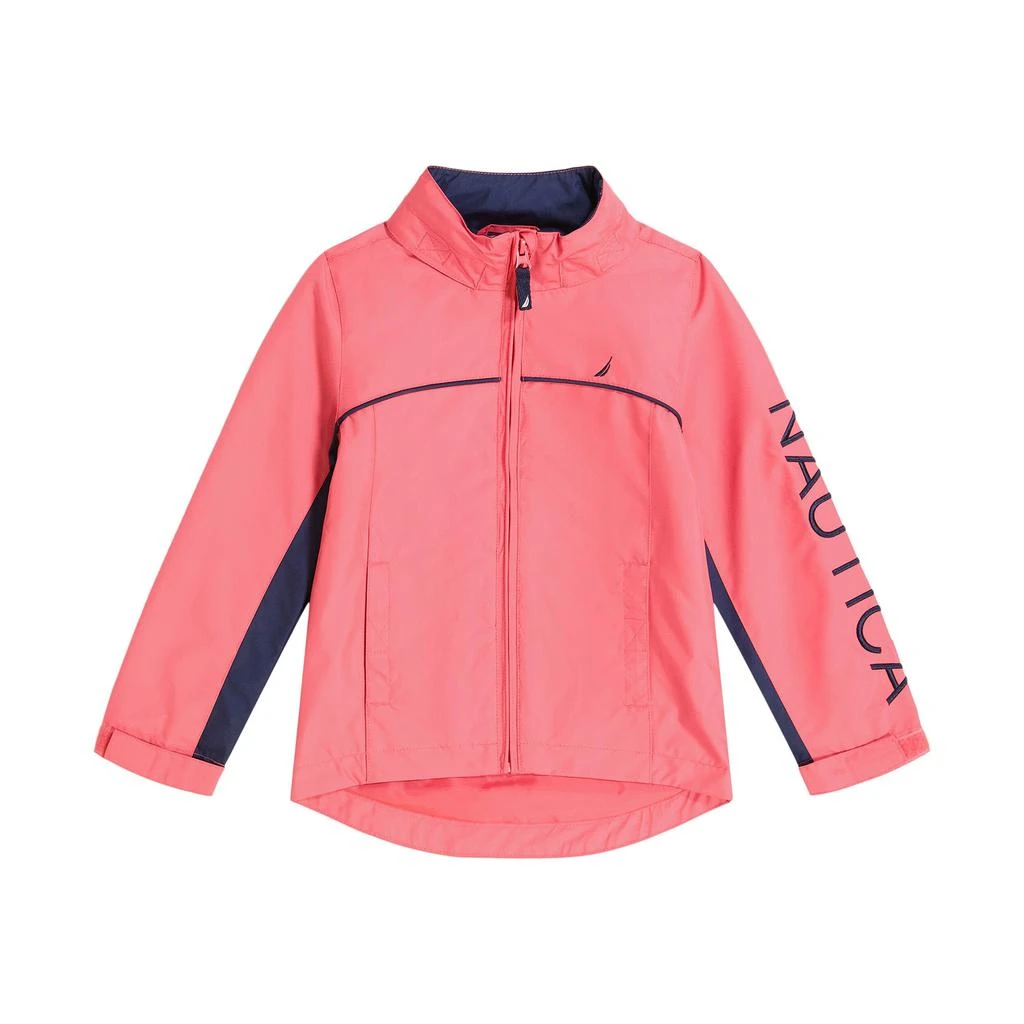 商品Nautica|Toddler Girls' Water-Resistant J-Class Jacket (2T-4T),价格¥144,第2张图片详细描述