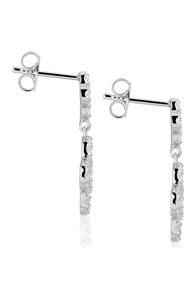 商品Suzy Levian|Cubic Zirconia Clover Drop Earrings,价格¥1005,第3张图片详细描述