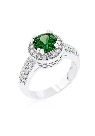 商品JGI|Emerald Halo Engagement Ring,价格¥367,第1张图片详细描述