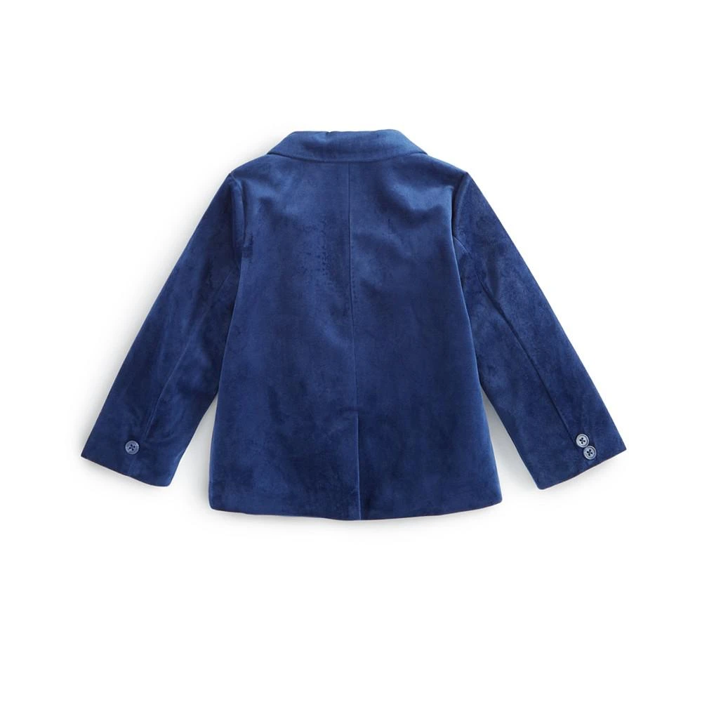 商品First Impressions|Baby Boys Velvet Blazer, Created for Macy's,价格¥63,第2张图片详细描述