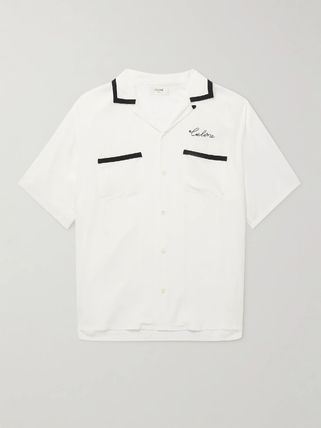 CELINE 男士白色短袖衬衫 2C5168-52C-010W商品第1张图片规格展示
