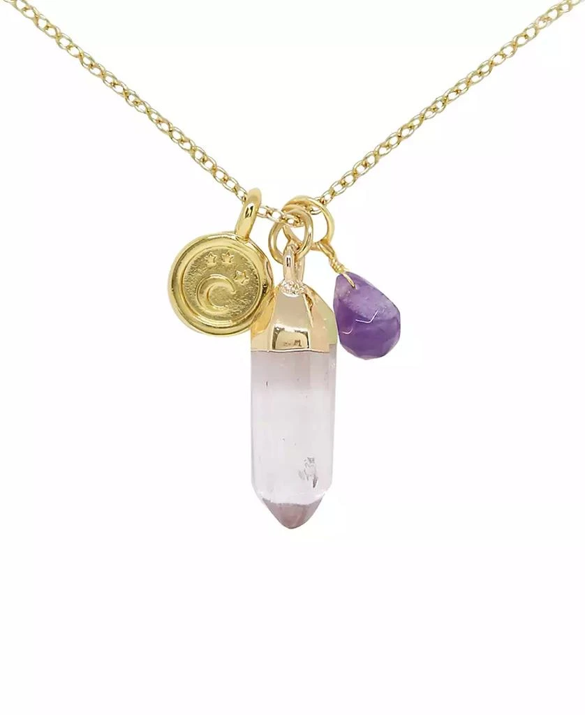 商品CHARGED|Crystal Gemstone Charm Necklace,价格¥300,第1张图片