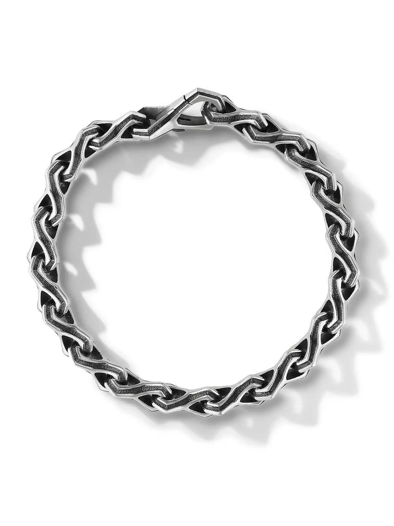 商品David Yurman|Armory Chain Link Bracelet in Sterling Silver, 9.7MM,价格¥9366,第2张图片详细描述