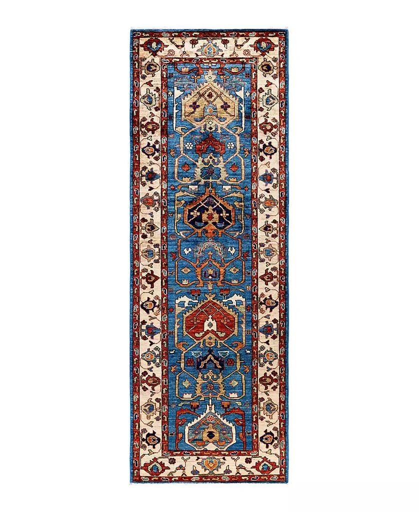 商品ADORN HAND WOVEN RUGS|Serapi M1999 2'9"x8'2" Runner Area Rug,价格¥7398,第1张图片