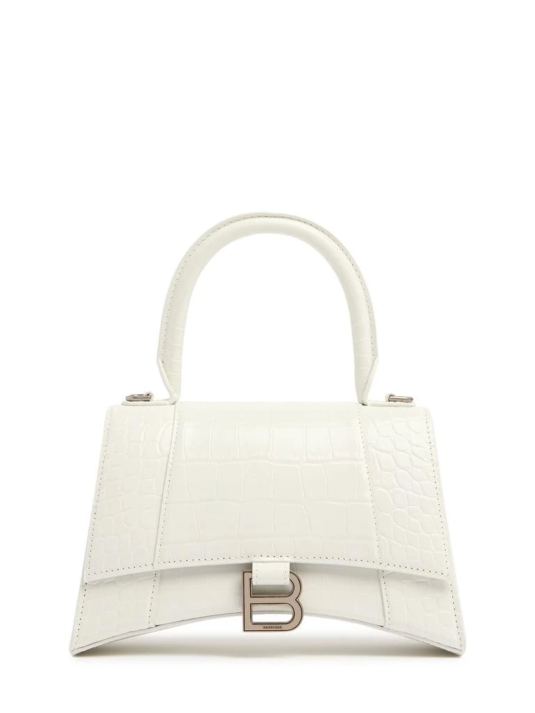 商品Balenciaga|Small Hourglass Embossed Leather Bag,价格¥23199,第1张图片