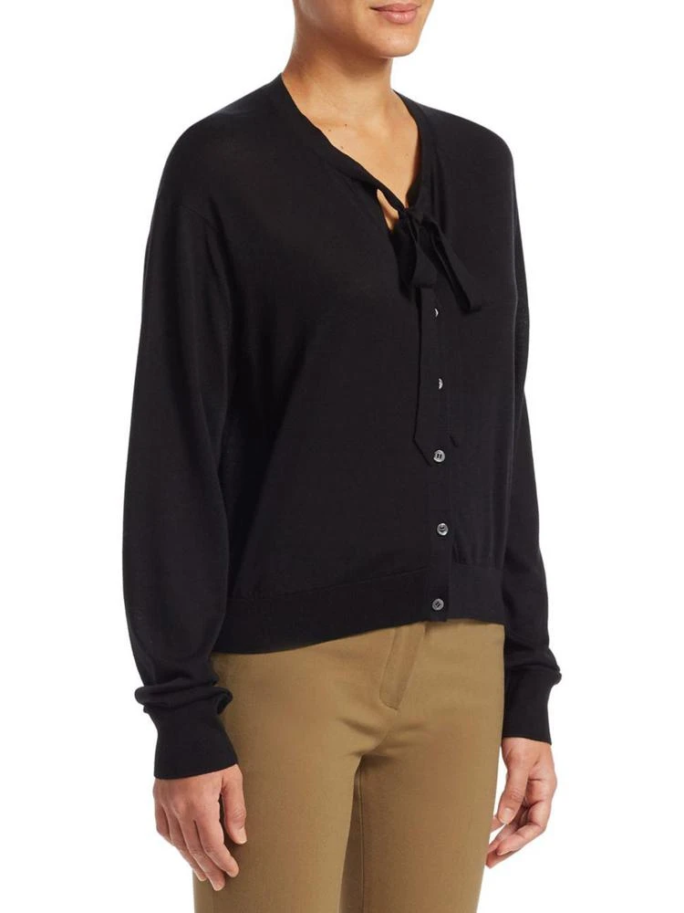 商品Theory|Tie Neck Cardigan,价格¥1314,第3张图片详细描述