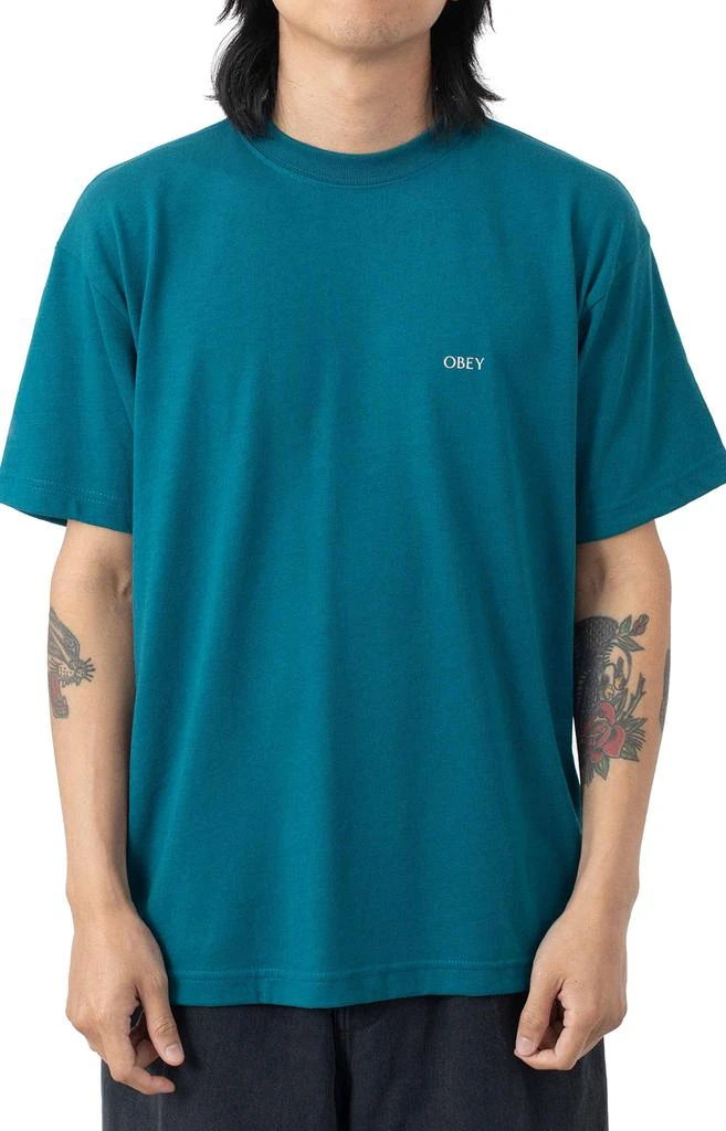 商品Obey|Obey Windmill T-Shirt - Shaded Spruce ,价格¥84,第2张图片详细描述