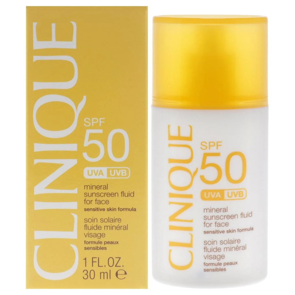 商品Clinique|Mineral Sunscreen Fluid for Face SPF50 by  for Women - 1 oz Sunscreen,价格¥363,第1张图片