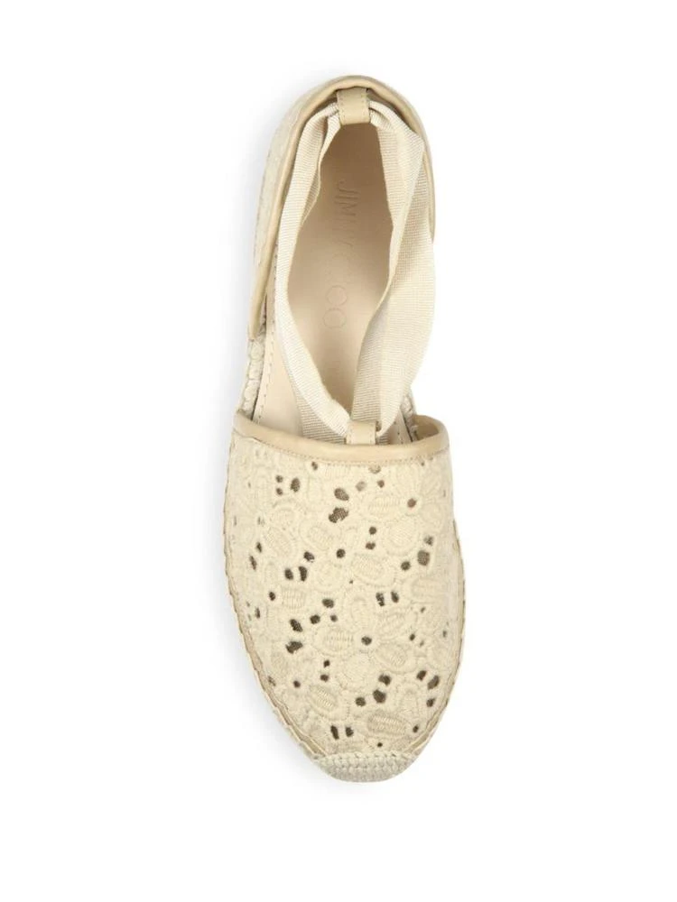 商品Jimmy Choo|Dolphin Lace-Up Espadrille Flats,价格¥1275,第4张图片详细描述