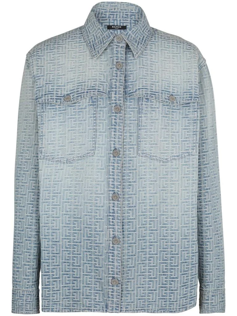 商品Balmain|OVERSHIRT IN DENIM,价格¥5453,第1张图片